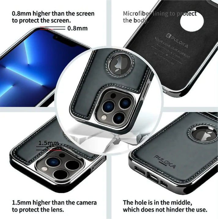 Puloka Classic Vegan Leather iPhone Cover