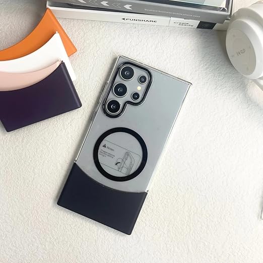 Back Cover Case for Samsung Galaxy S Series  Shockproof Protective Versatile Detachable Mag-Safe Case