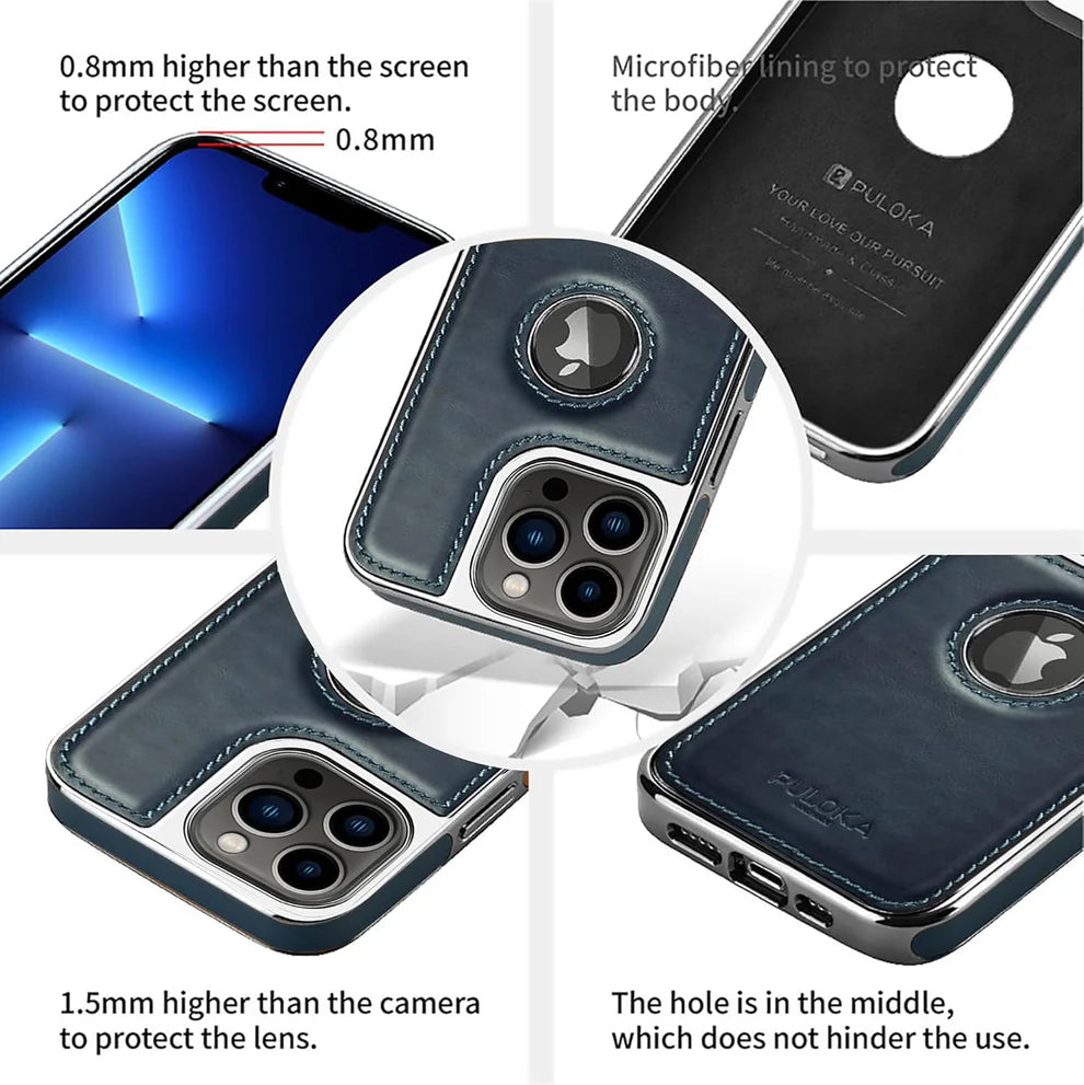 Puloka Classic Vegan Leather iPhone Cover