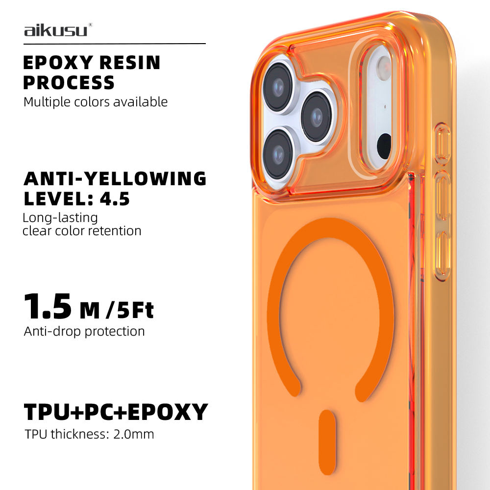 Clear Transparent Waterproof Magnetic Mobile Phone Case – Full Protection Shockproof Cover with Secure Seal