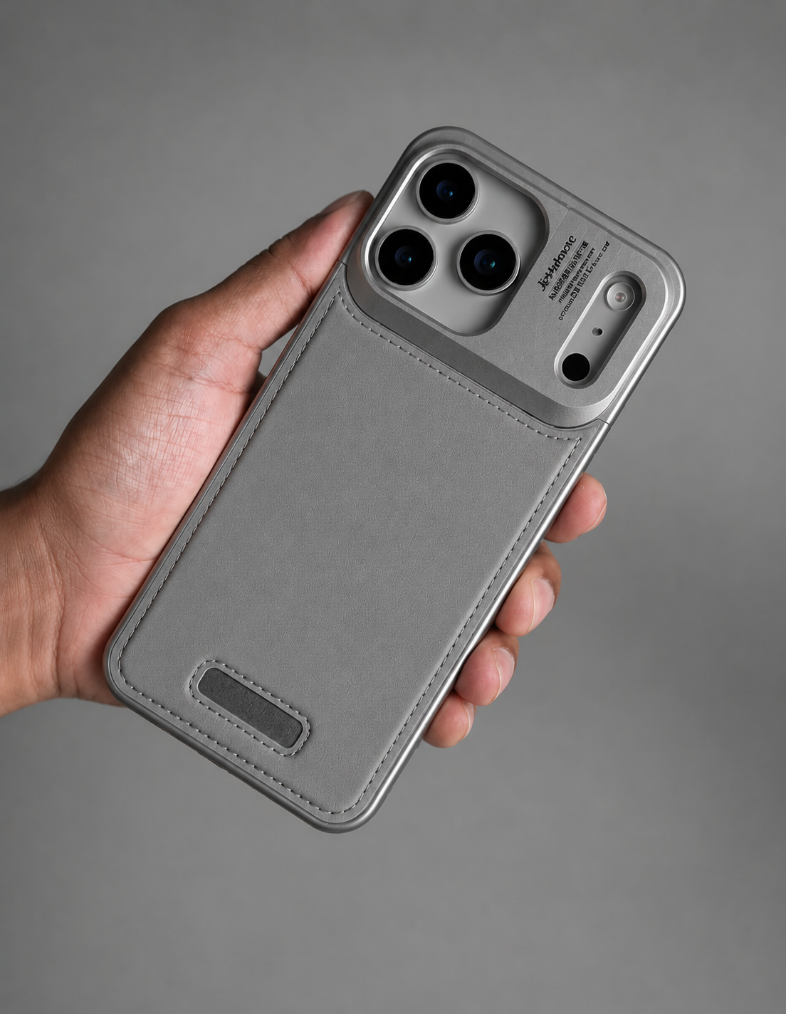 Premium Metallic AeroFLex Leather Case With Aroma Perfume Cover Compatible For iPhone Series