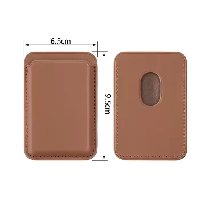 Strong Magnet High Quality anti-scratched PU leather Phone Card holder Purse