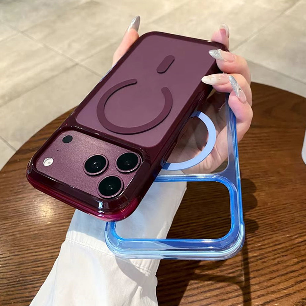 Shockproof Clear Magnetic iPhone Case – Premium Cushion Bumper Protection