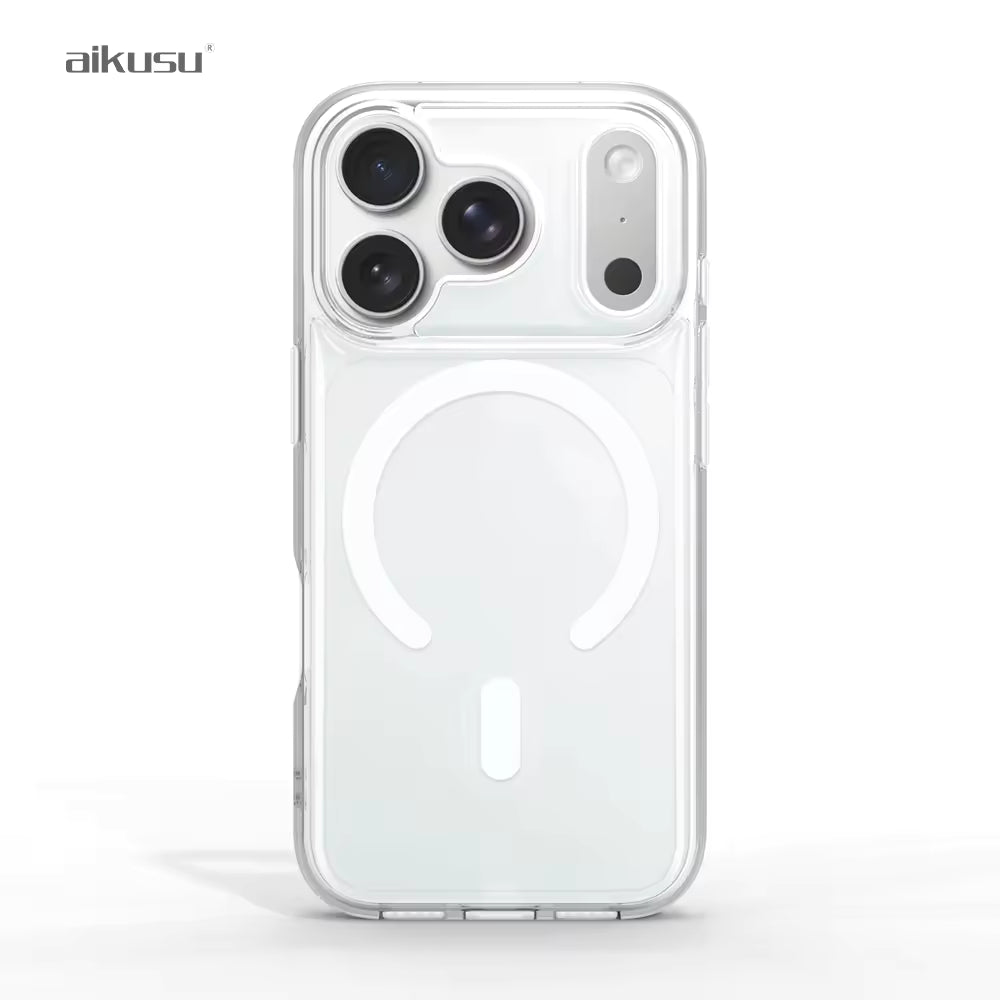 Clear Transparent Waterproof Magnetic Mobile Phone Case – Full Protection Shockproof Cover with Secure Seal