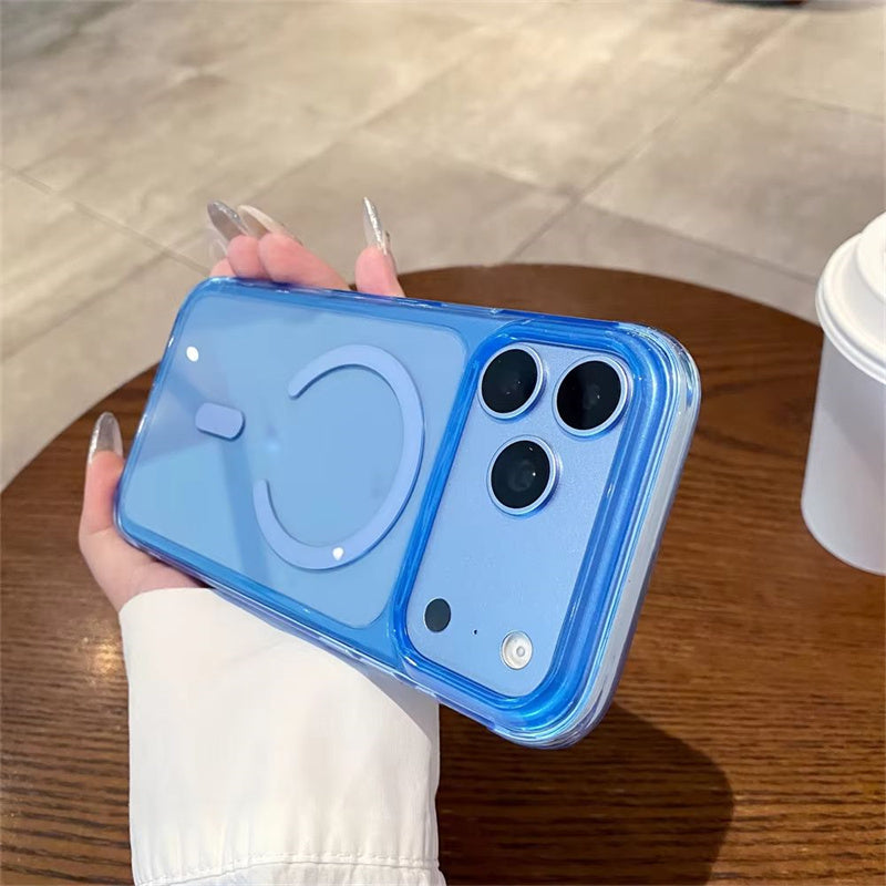 Shockproof Clear Magnetic iPhone Case – Premium Cushion Bumper Protection