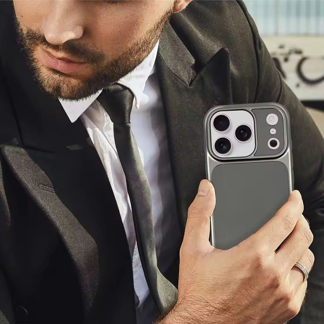 Polo Lucas Trend Business Style Shockproof Magnetic Case for iPhone Series