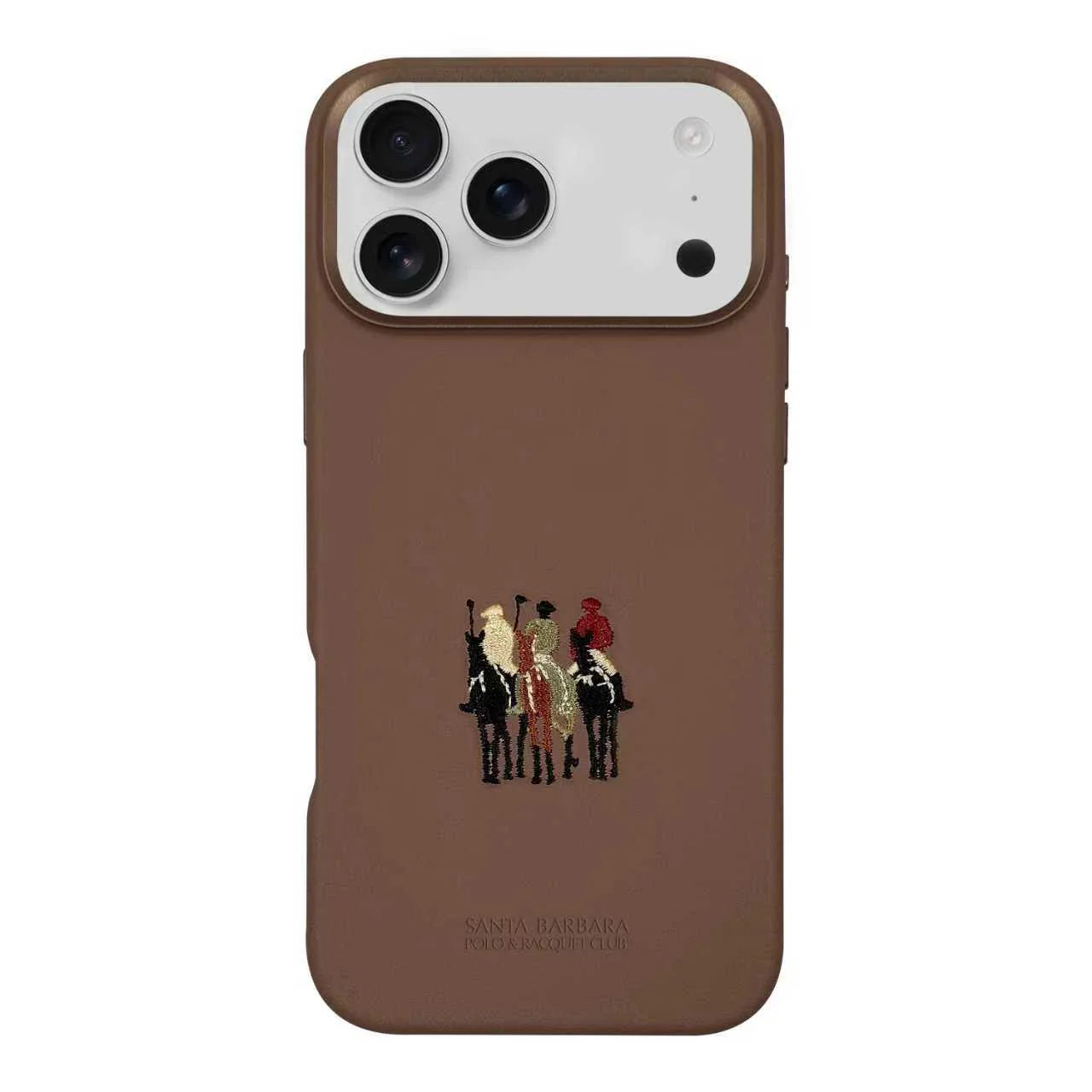 Business Style Polo Justin Embroidery Shockproof Magnetic Case for iPhone Series