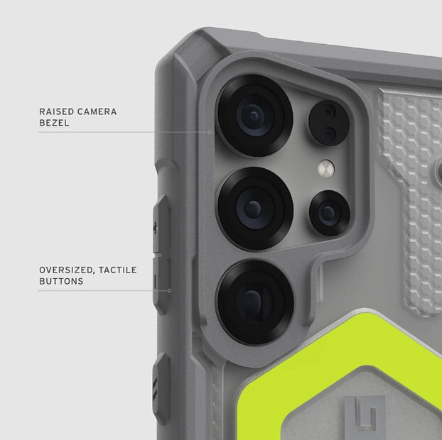 Military-Grade Pathfinders Clear Magnetic Case for Samsung S Series  Wireless Charging Case