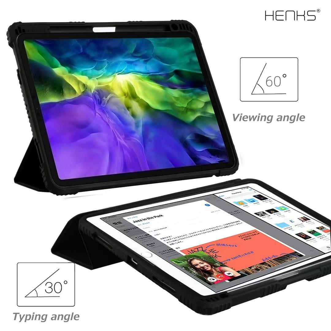 Hybrid Bumper Leather Case for iPad