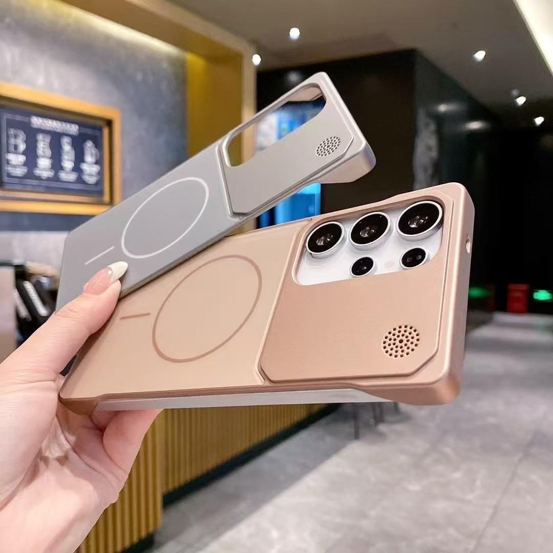 Ultra thin Borderless Magnetic Matte Case For Samsung Series