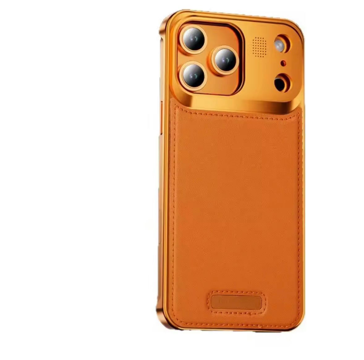Premium Metallic AeroFLex Leather Case With Aroma Perfume Cover Compatible For iPhone Series