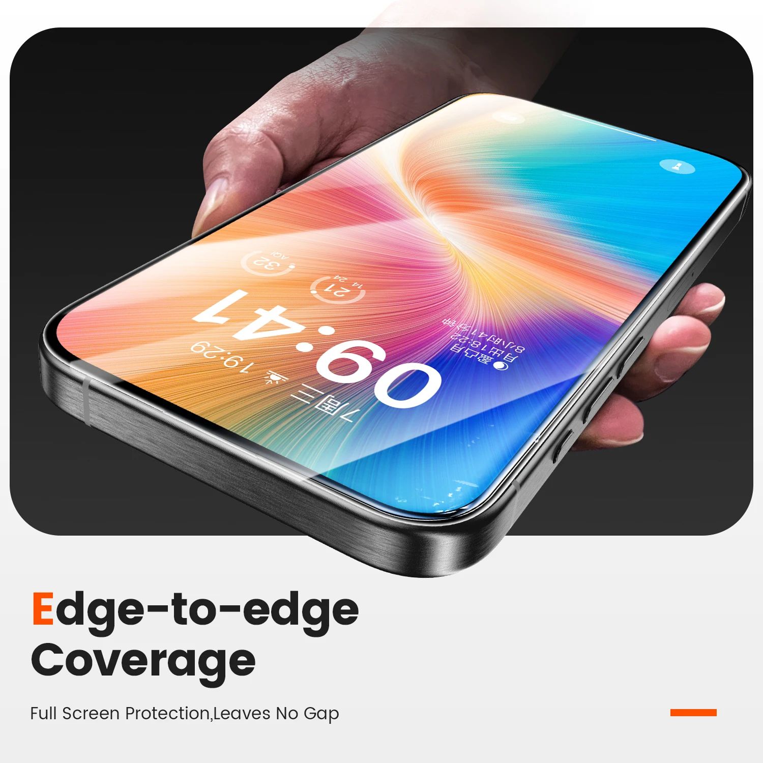 Privacy Tempered Glass Dust-Free Easy App Screen Protector