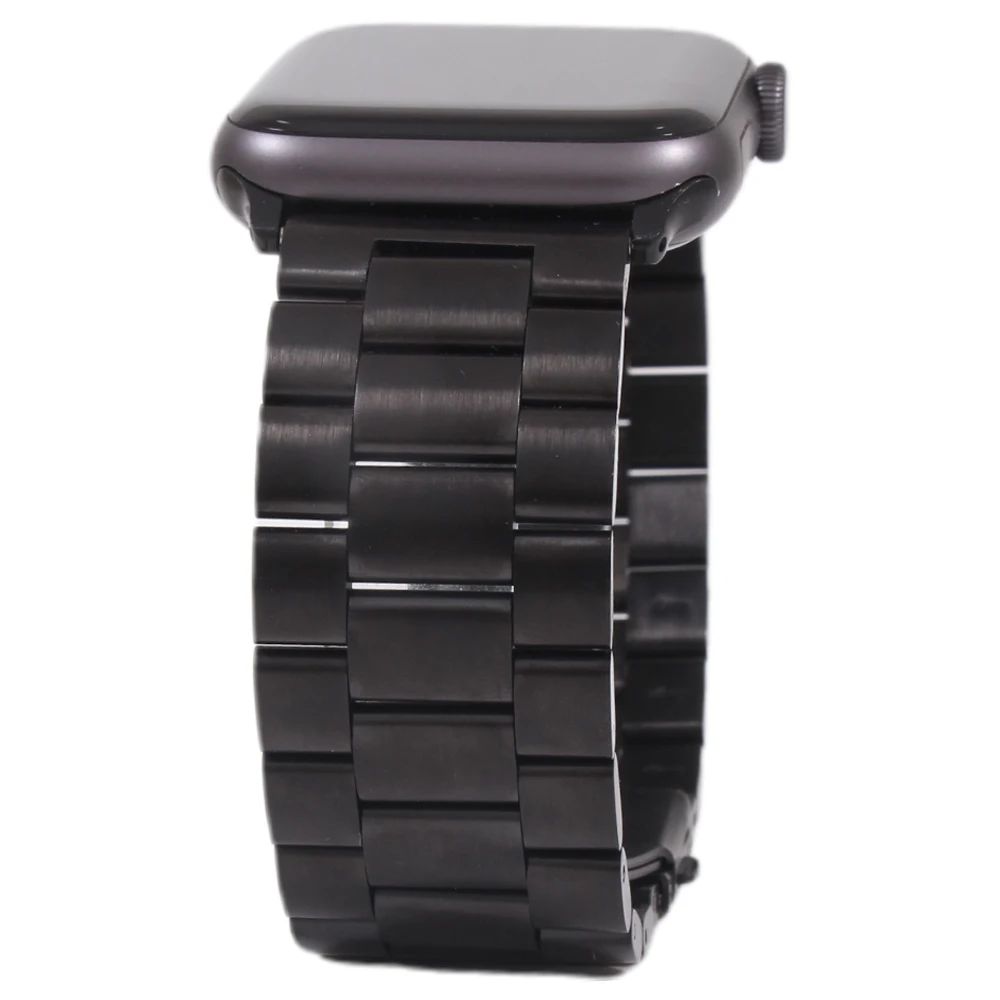 Black Stainless Steel Watch Strap
