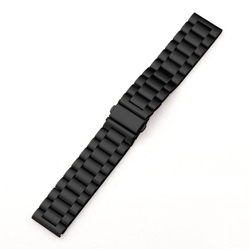 Black Stainless Steel Watch Strap