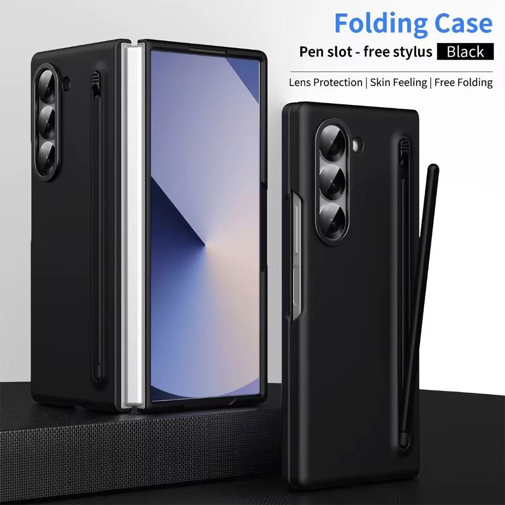 Pen Slot Hinge case Film Integrated Phone Case for Samsung Z Fold