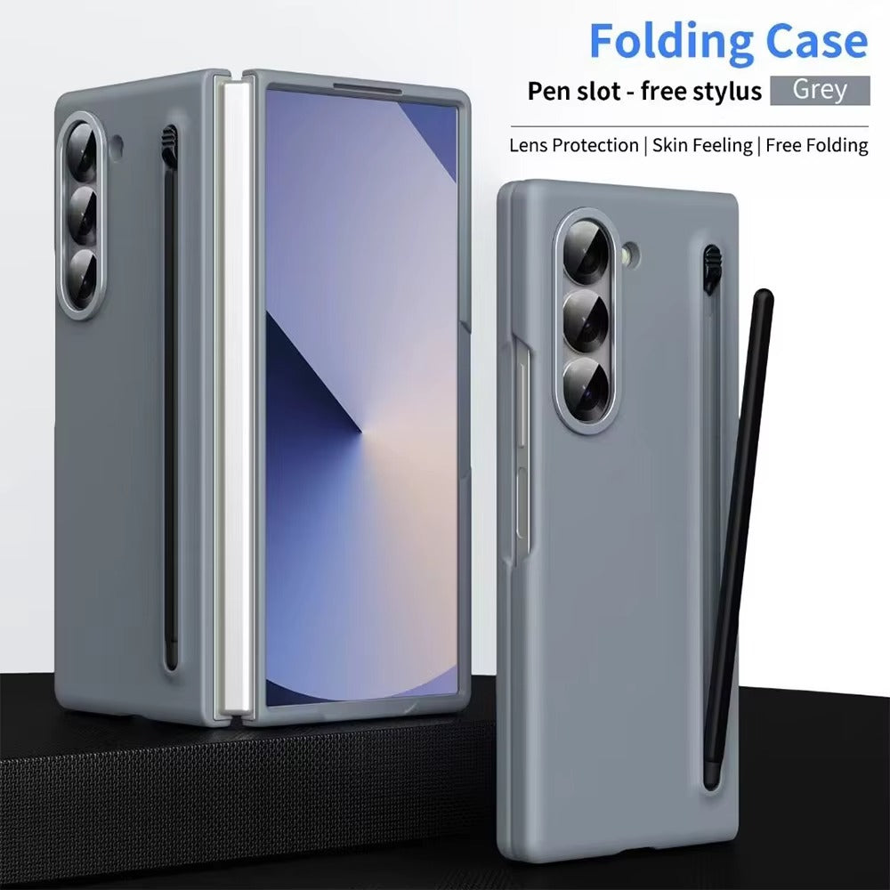 Pen Slot Hinge case Film Integrated Phone Case for Samsung Z Fold